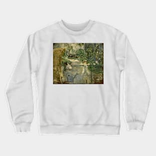 The Basket Chair by Berthe Morisot Crewneck Sweatshirt